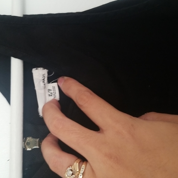 Garage Black Halter Crop Top with Side Cut Out Design - Picture 5 of 8